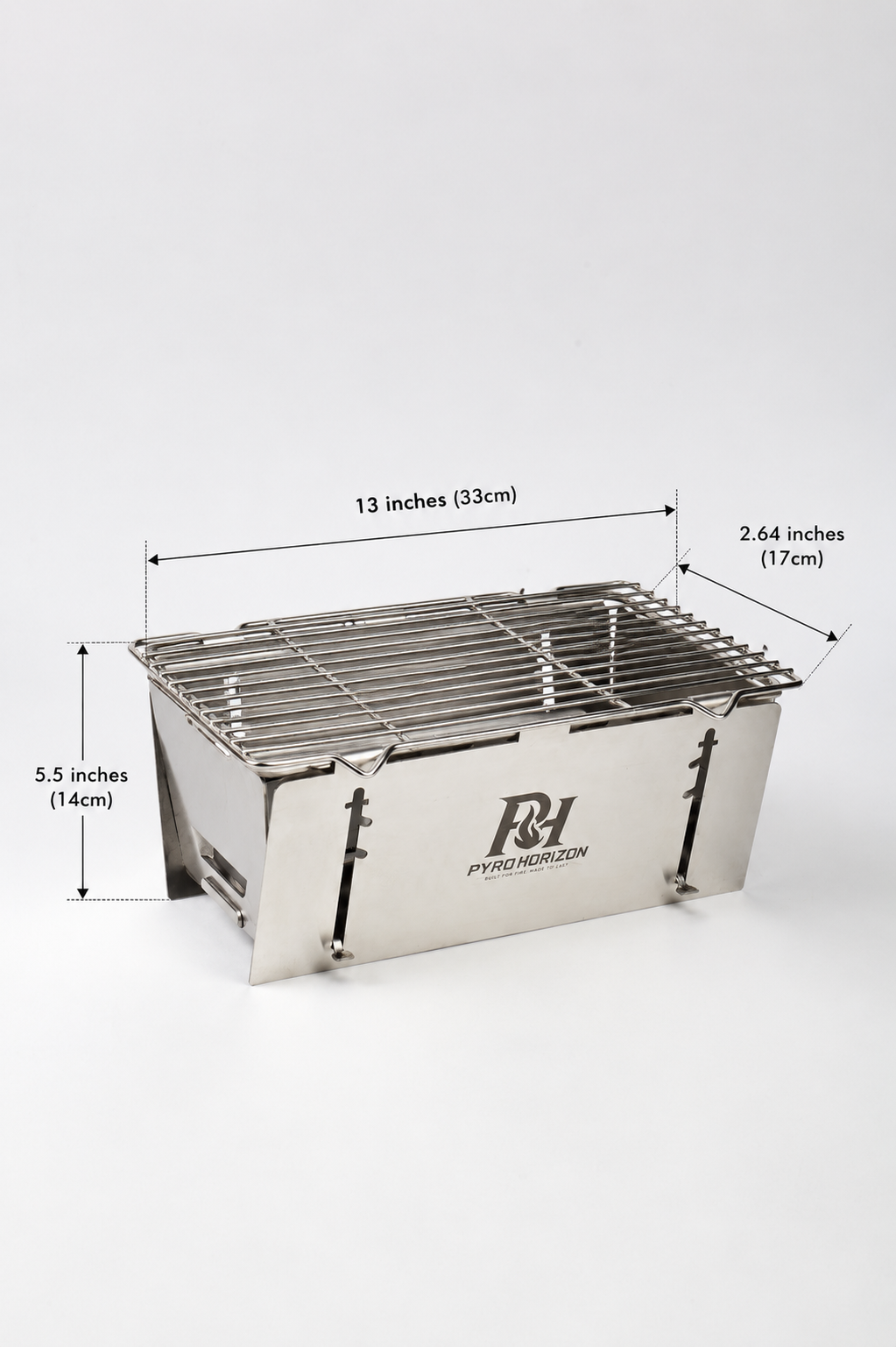 Foldable Charcoal Grill Set  13 inches (33cm)