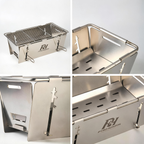 Foldable Charcoal Grill Set  13 inches (33cm)