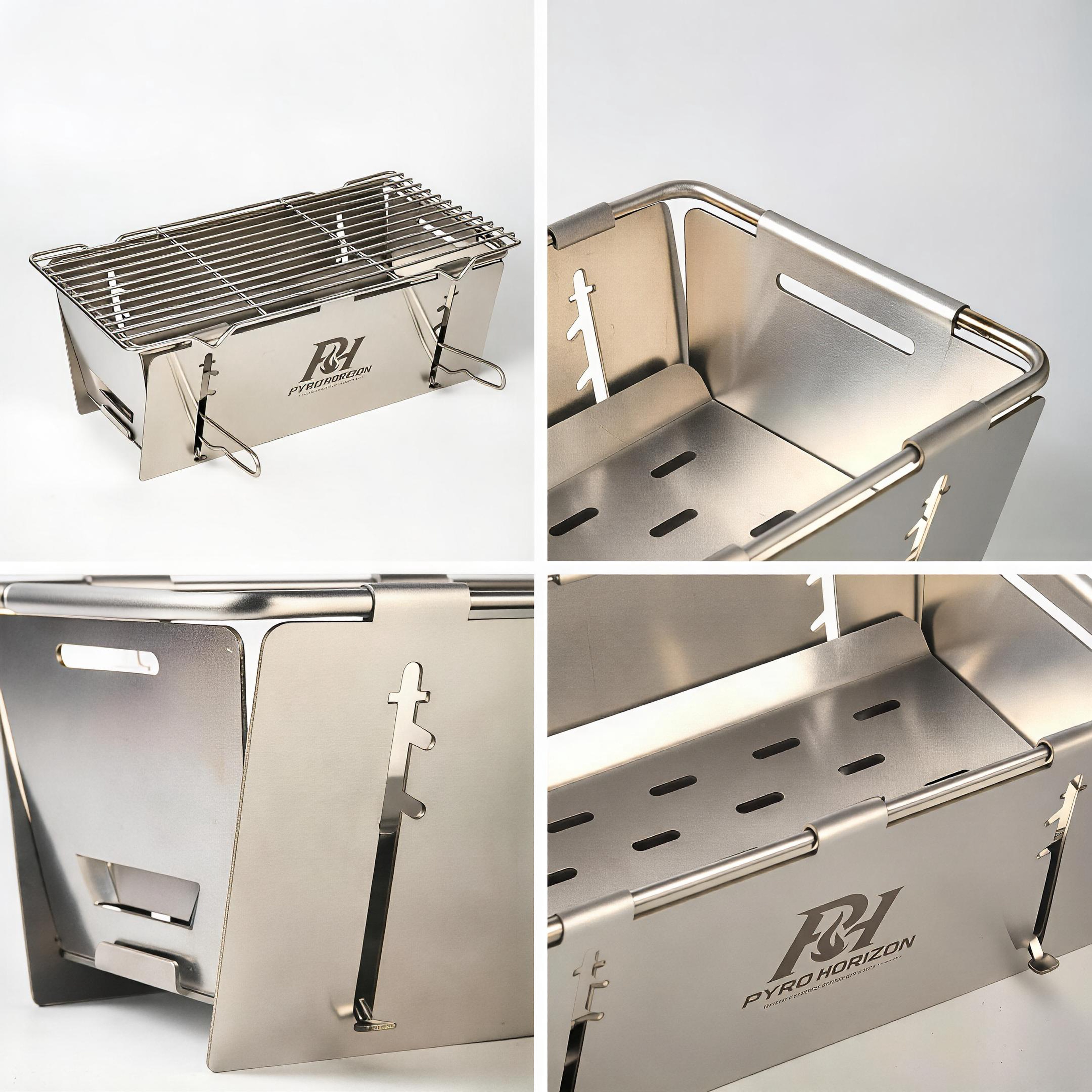 Foldable Charcoal Grill 17.7 inches (45cm)
